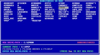 set drive and path command