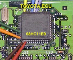 68HC11E9 in Toyota ECU
