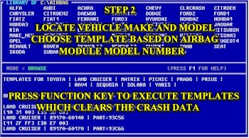airbag module  vehicle screen