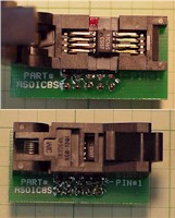 8 PIN SOIC ADAPTER shown open and closed