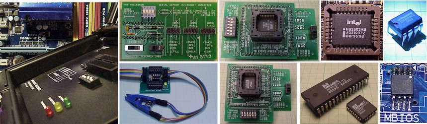 BIOS REPAIR kit for reflashing 8 pin bios parts and 32 pin plcc parts