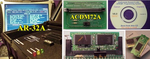 Canon imagerunner boot rom programmer and adapter