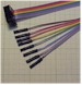 8 conductor cable terminated with individual connectors