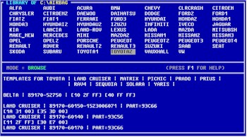 airbag template example screen