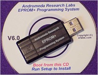 eprom programmer software on CD and USB Stick